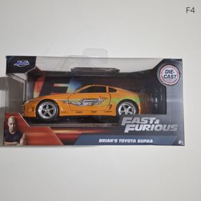 JADA FAST AND FURIOUS BRIANS TOYOTA SUPRA APPROX 1/32 SCALE - 51833/3548