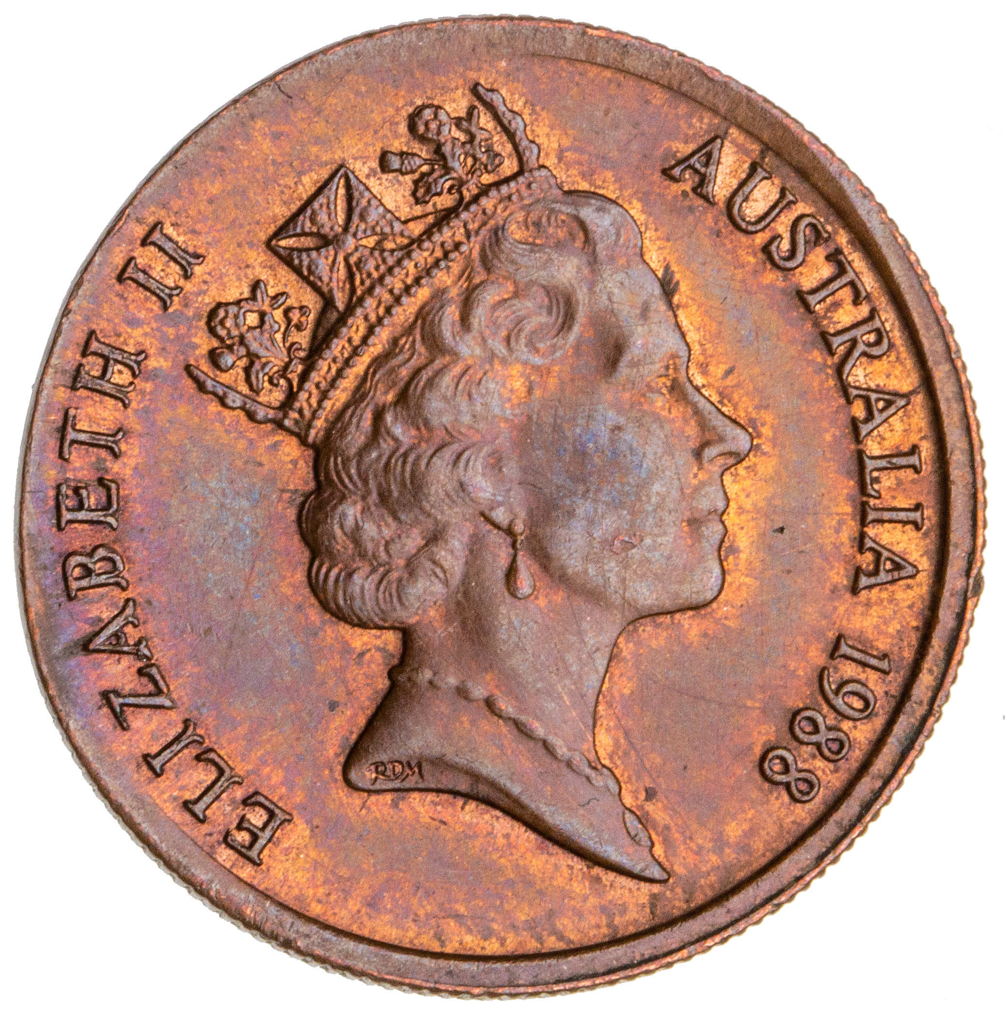 Elizabeth II, Five Cents, 1984, aUNC