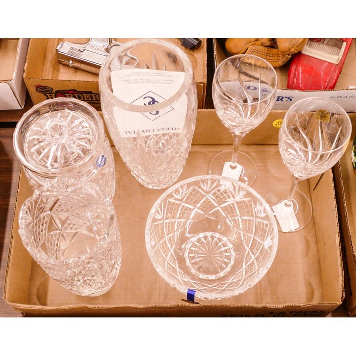 Box Irish Cut Crystal Etc