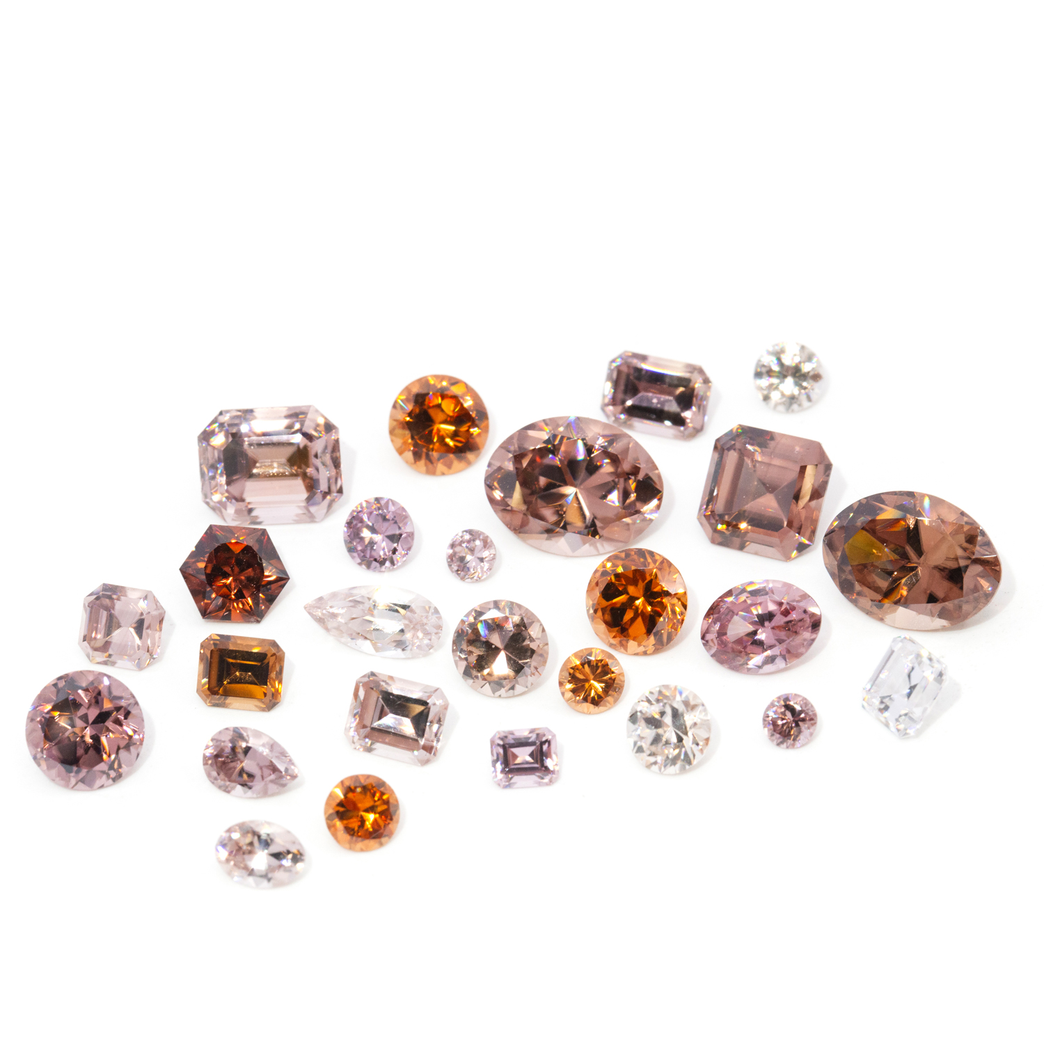 46 · Mixed Lot of Faceted Zircon