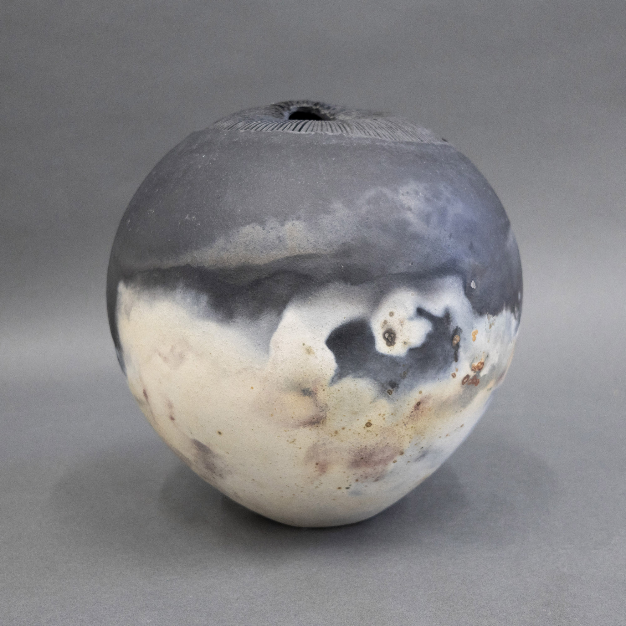 Ray Rogers - Raku orb — sold at auction in New Zealand for $1,800