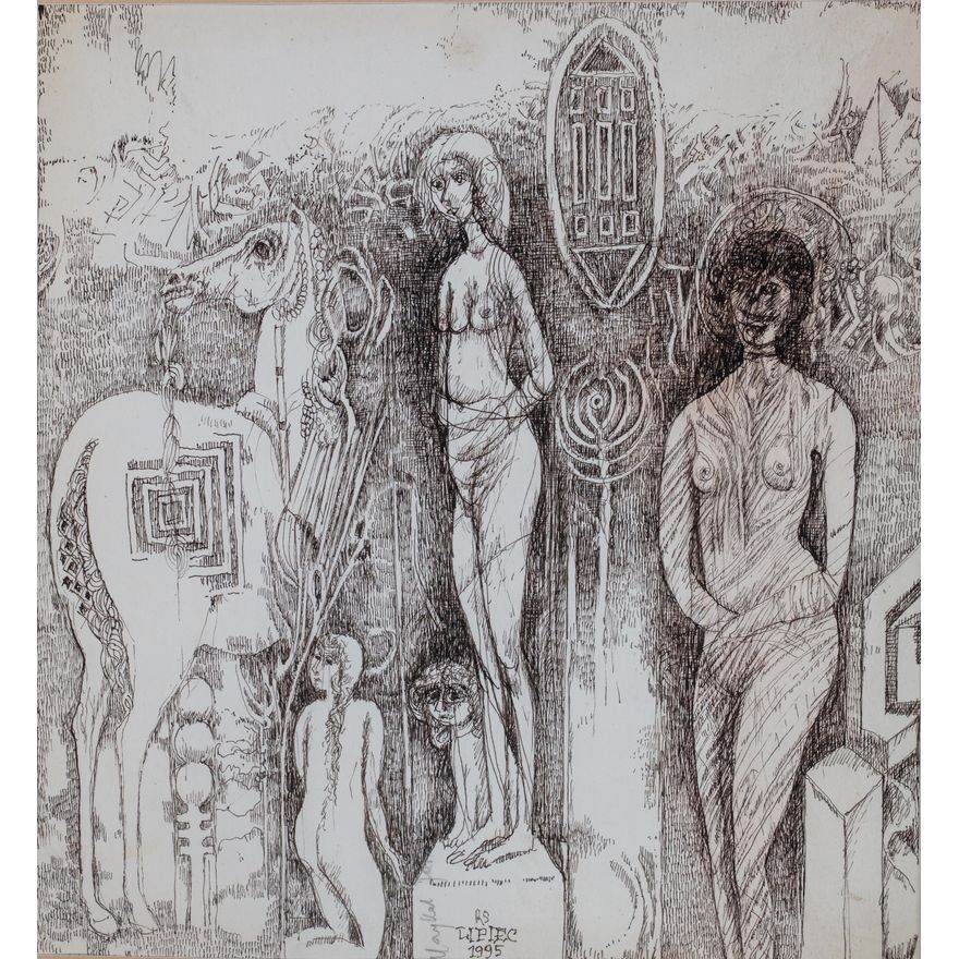 Ryszard Stryjec | Scena symboliczna, 1995 r.
