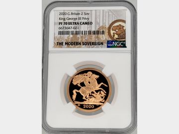 2020 ELIZABETH II PROOF GOLD 2 POUND COIN PF70 UCAM TOP POP!