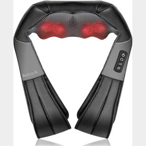 SHIATSU NECK AND BACK MASSAGER WITH SOOTHING HEAT