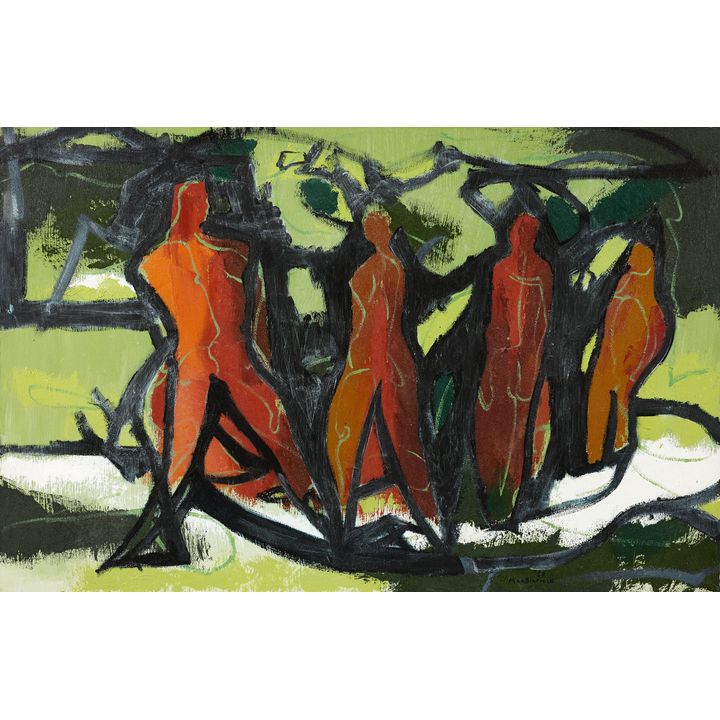 Douglas MacDiarmid 'Untitled - Abstract Figures'