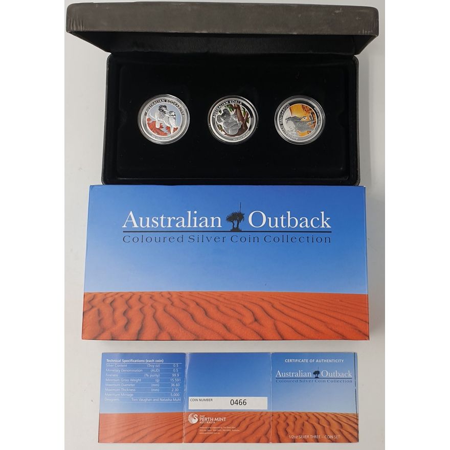 Aus. Outback 1/2 oz. Silver Coin Collection