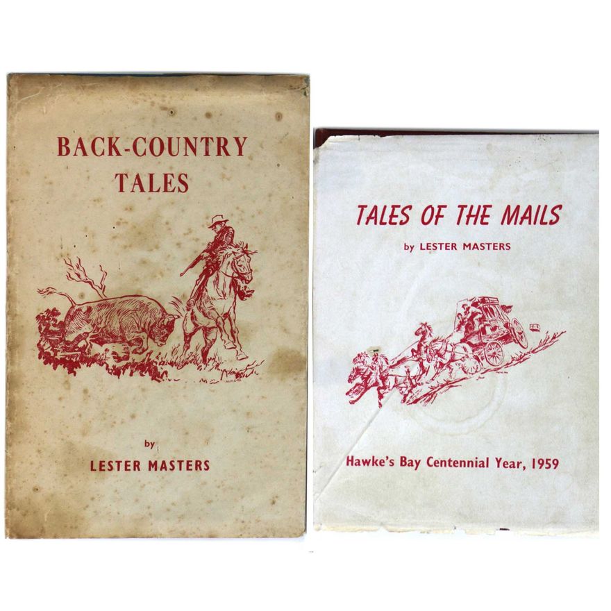 MASTER, LESTER  [association copy] [2 titles] - Back-Country Tales