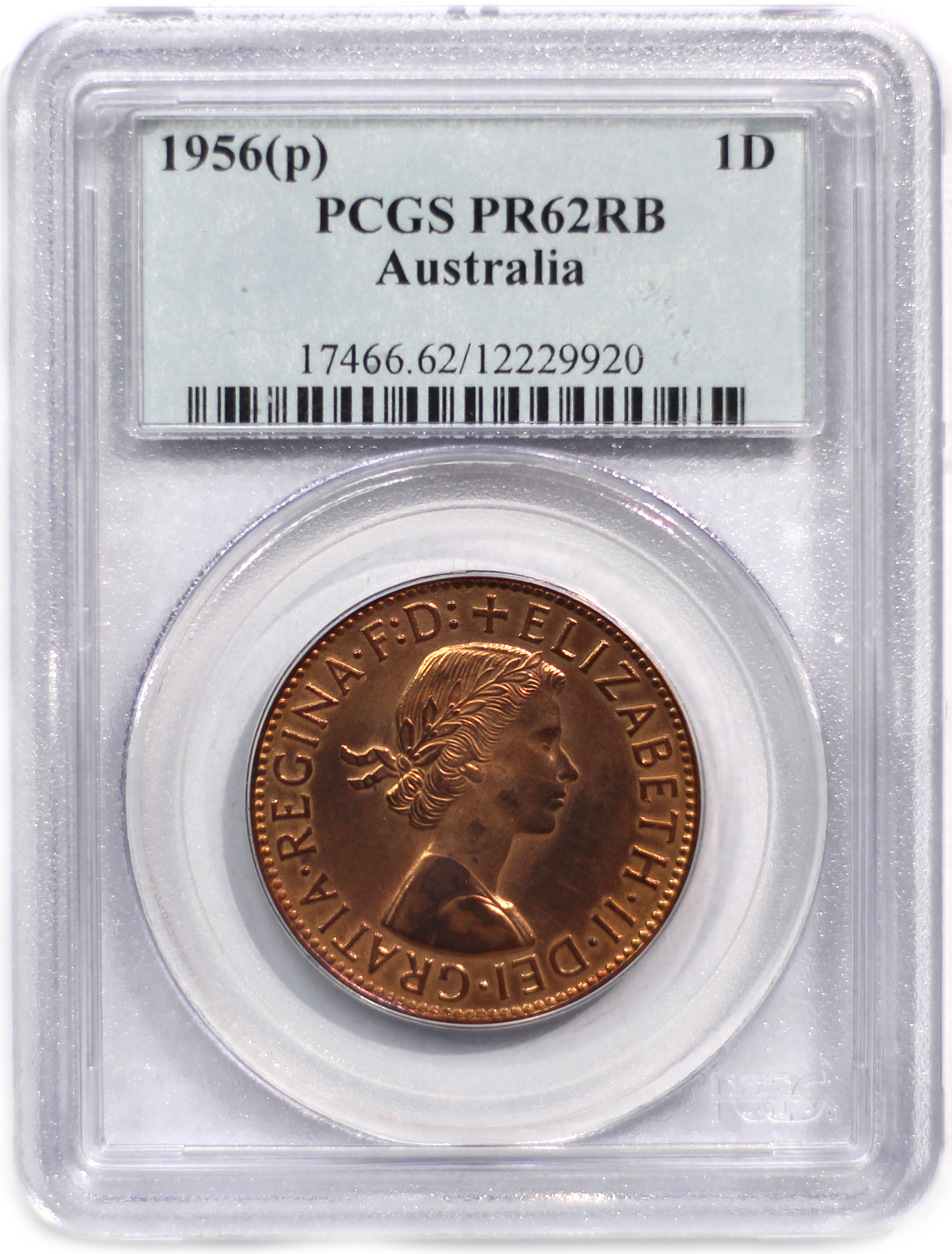 Elizabeth II, Proof Coins, 1956-Y, PR 62RB
