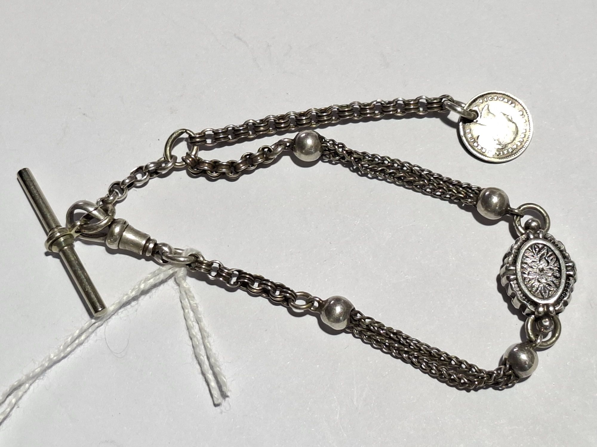 Continental Silver Watch Chain