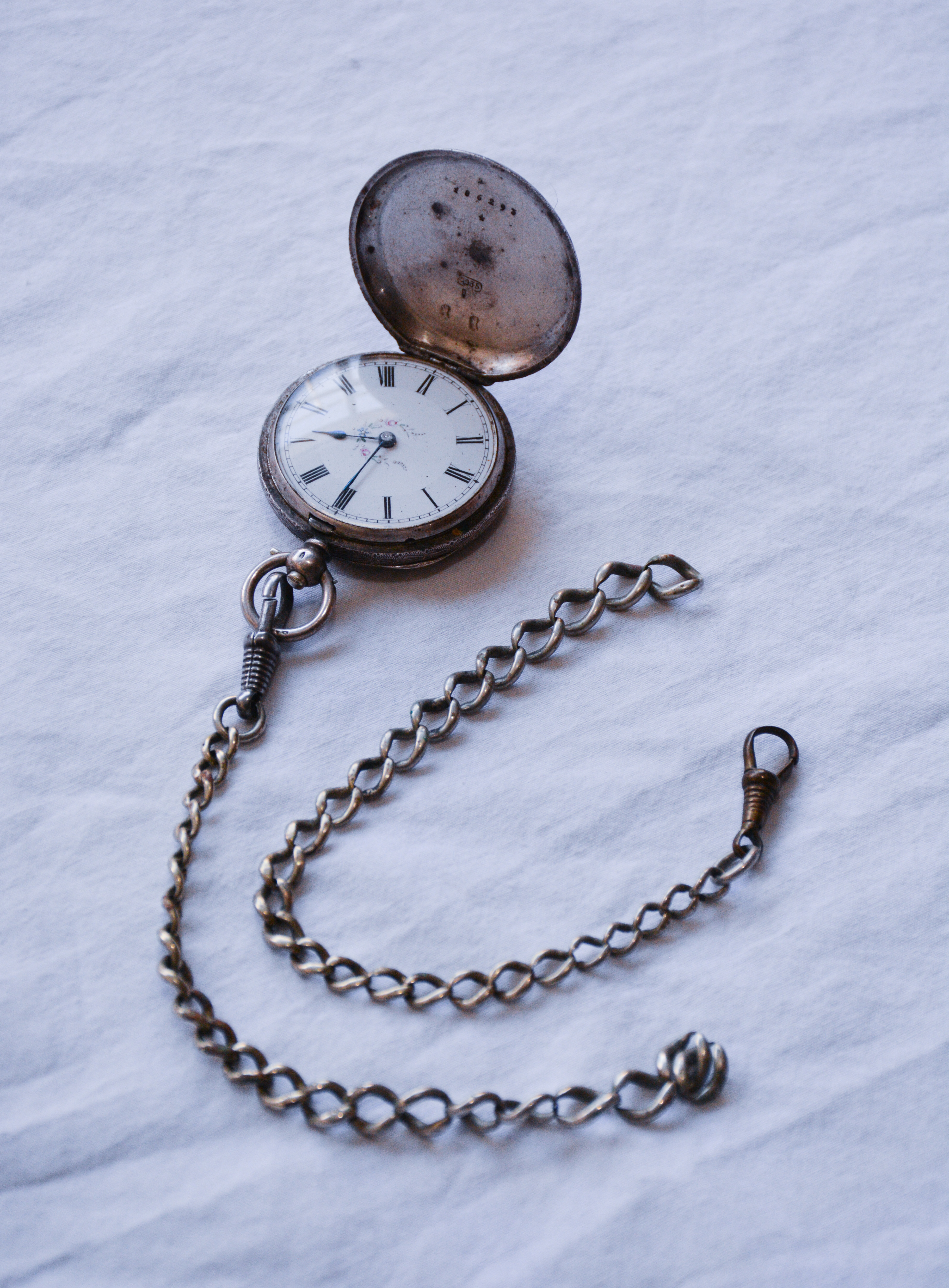 Ladies Sterling Silver Fob Watch — sold at auction in New Zealand for $60