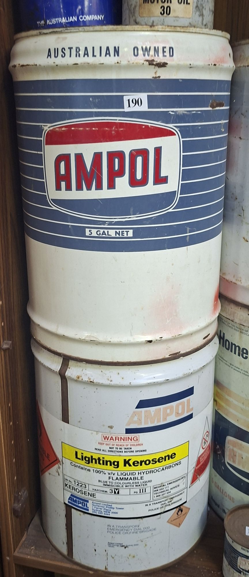 Ampol Kerosine Drums