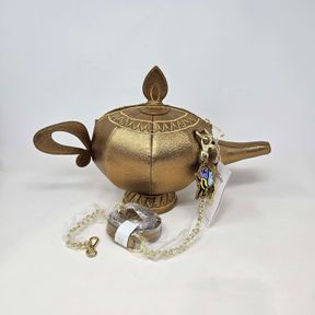 Loungefly Stitch Shoppe X Disney Aladdin Genie Lamp Crossbody Bag with Bonus Pin NWT
