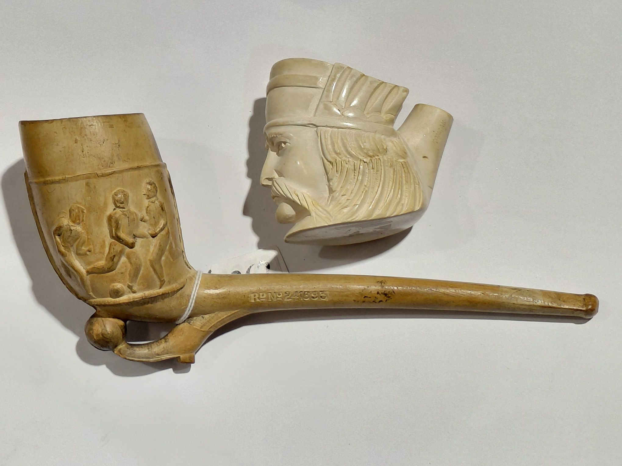 Meerschaum Sporting Themed Pipe