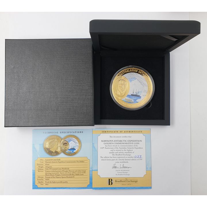 Mawson Antarctic Comm. Coin