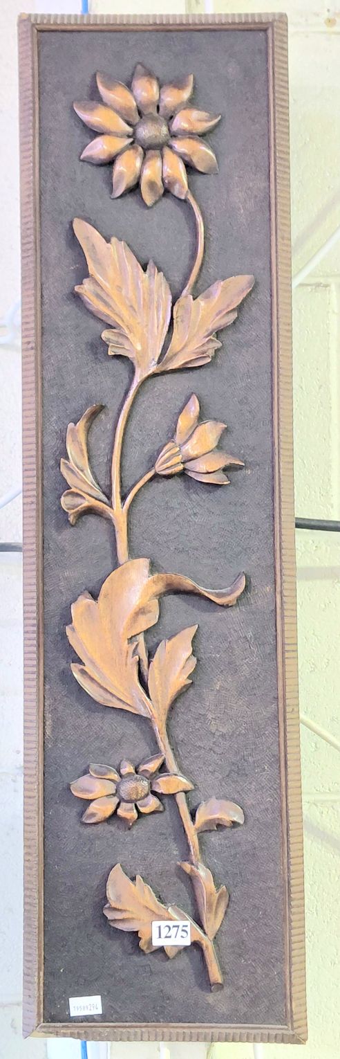 Carved Timber Plaque