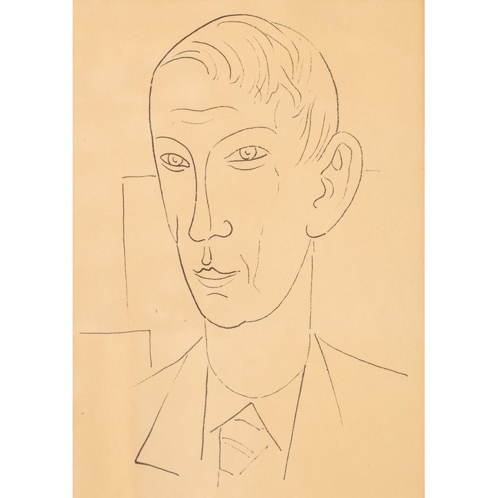Tymon Niesiołowski | Głowa męska, 1949 r.