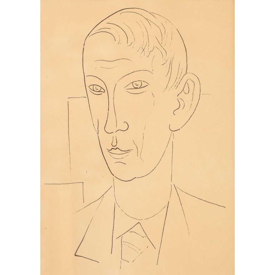 Tymon Niesiołowski | Głowa męska, 1949 r.