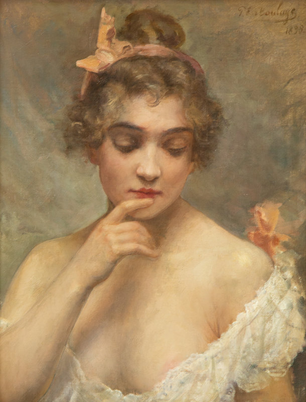 Paul de LaBoulaye
(French, 1849–1926)
A Young Beauty, 1898