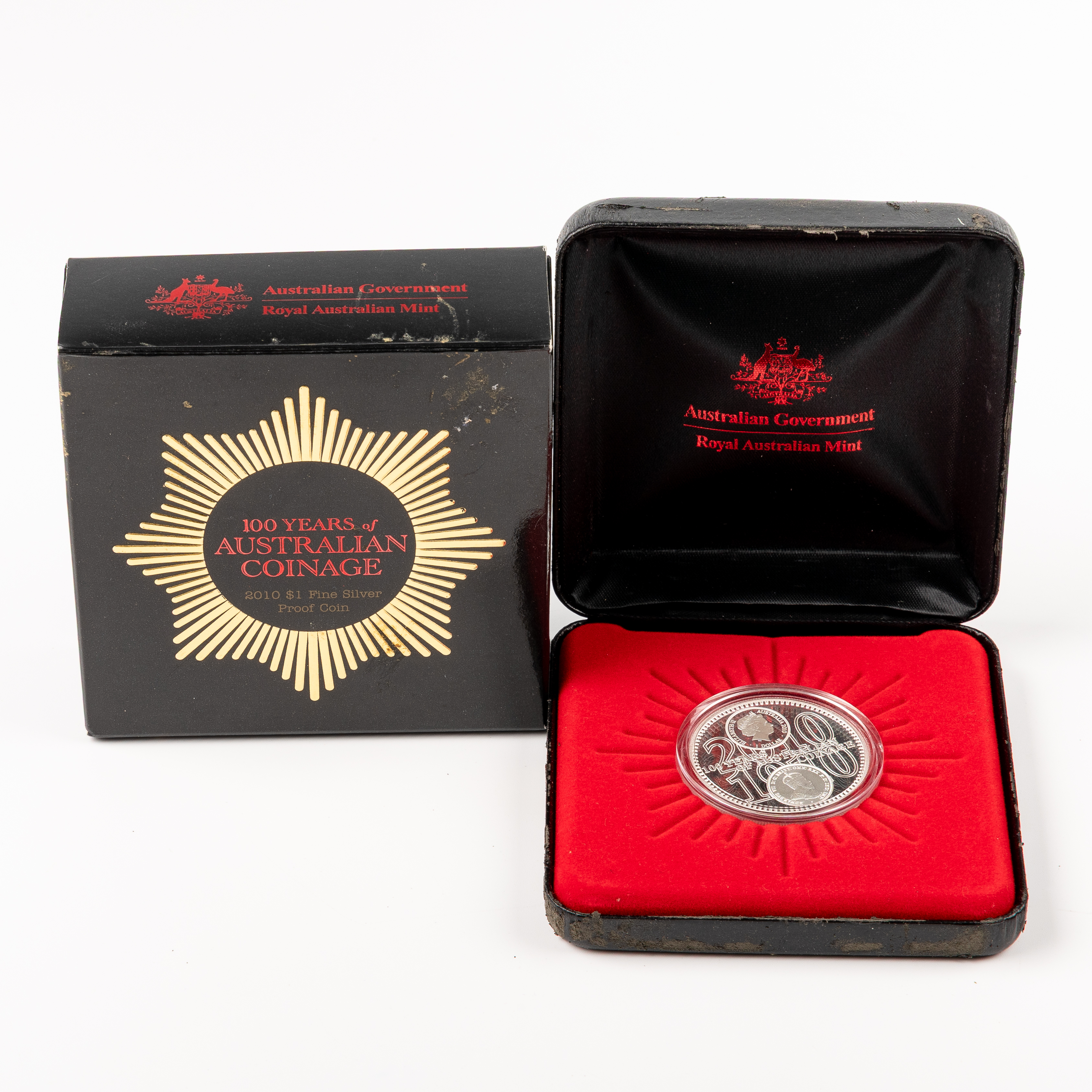 Elizabeth II, RAM - 100 Years of Australian Coinage, One Dollar, 2010, FDC