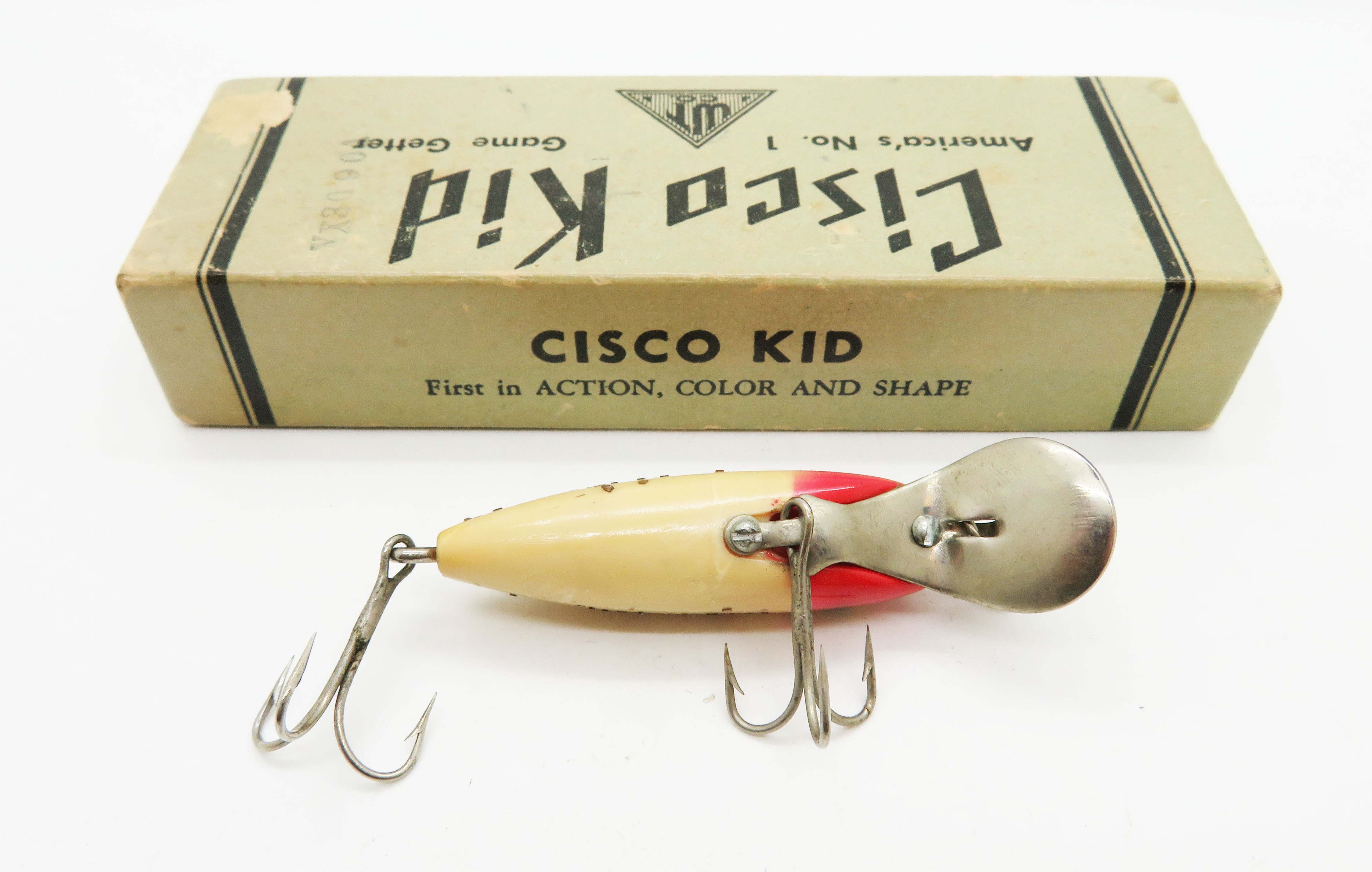Vintage Wallsten Cisco Kid Fishing Lure 2 Hook
