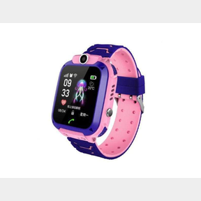 BOSS - KIDS GPS TRACKER SMART WATCH - SOS ALARM CLOCK CAMERA SCHOOL MODE - PINK /PURPLE