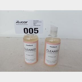 2 X 2% SALICYLIC ACID BODY WASH - CLEARED - BODY WASH WITH SALICYLIC ACID GENTLE SURFACTANTS TO HELP UNCLOG PORES AND CLEAR