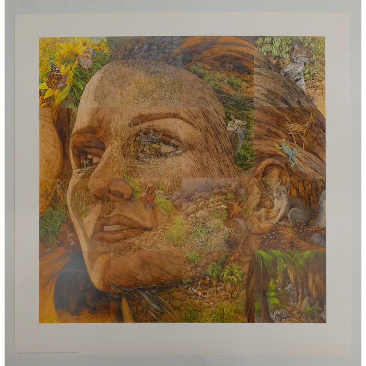 Bev Doolittle ''The Earth Is My Mother" S/N Lithograph.