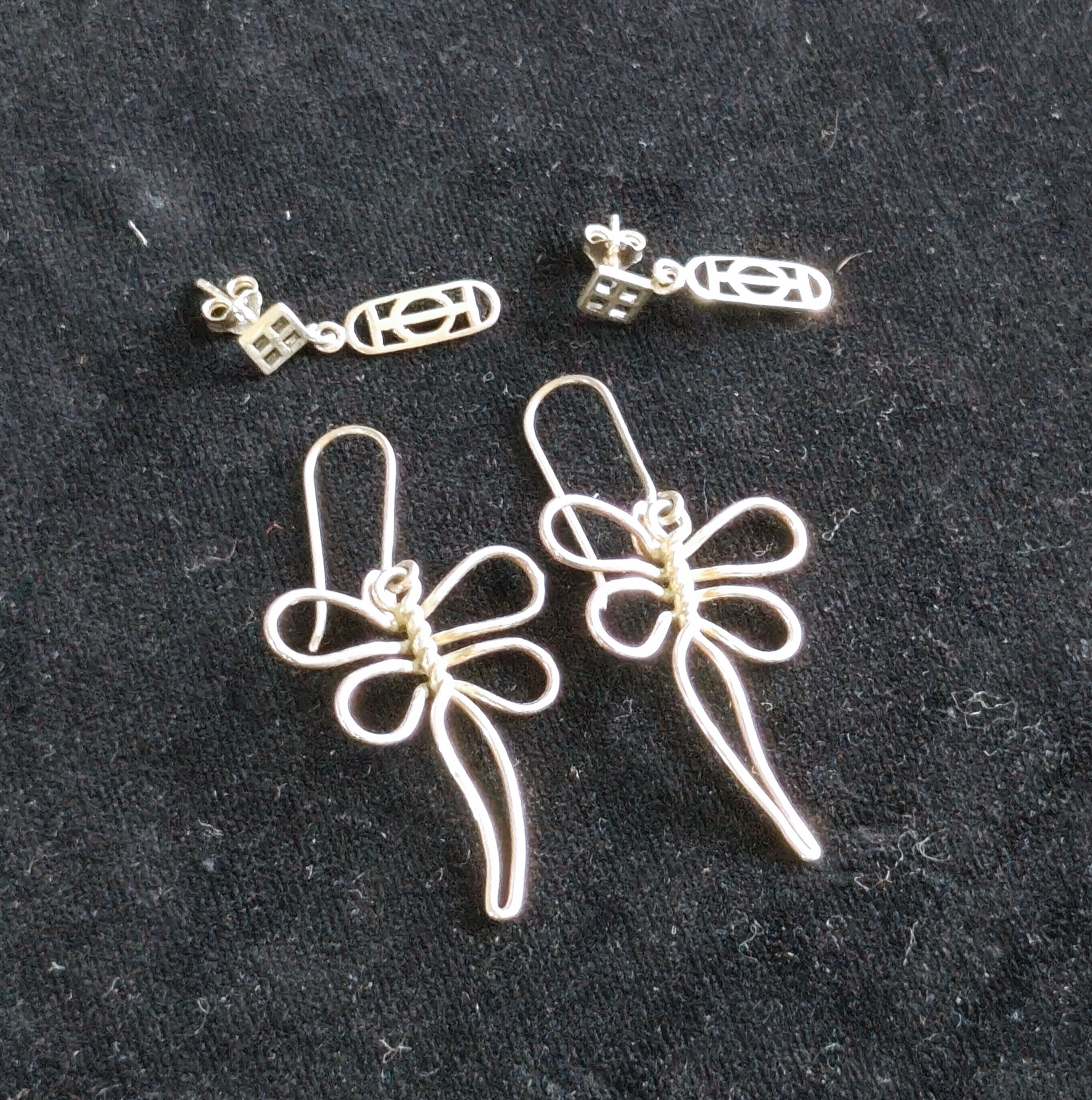 Sterling Silver Earring Pairs x 2 — NZ auction result