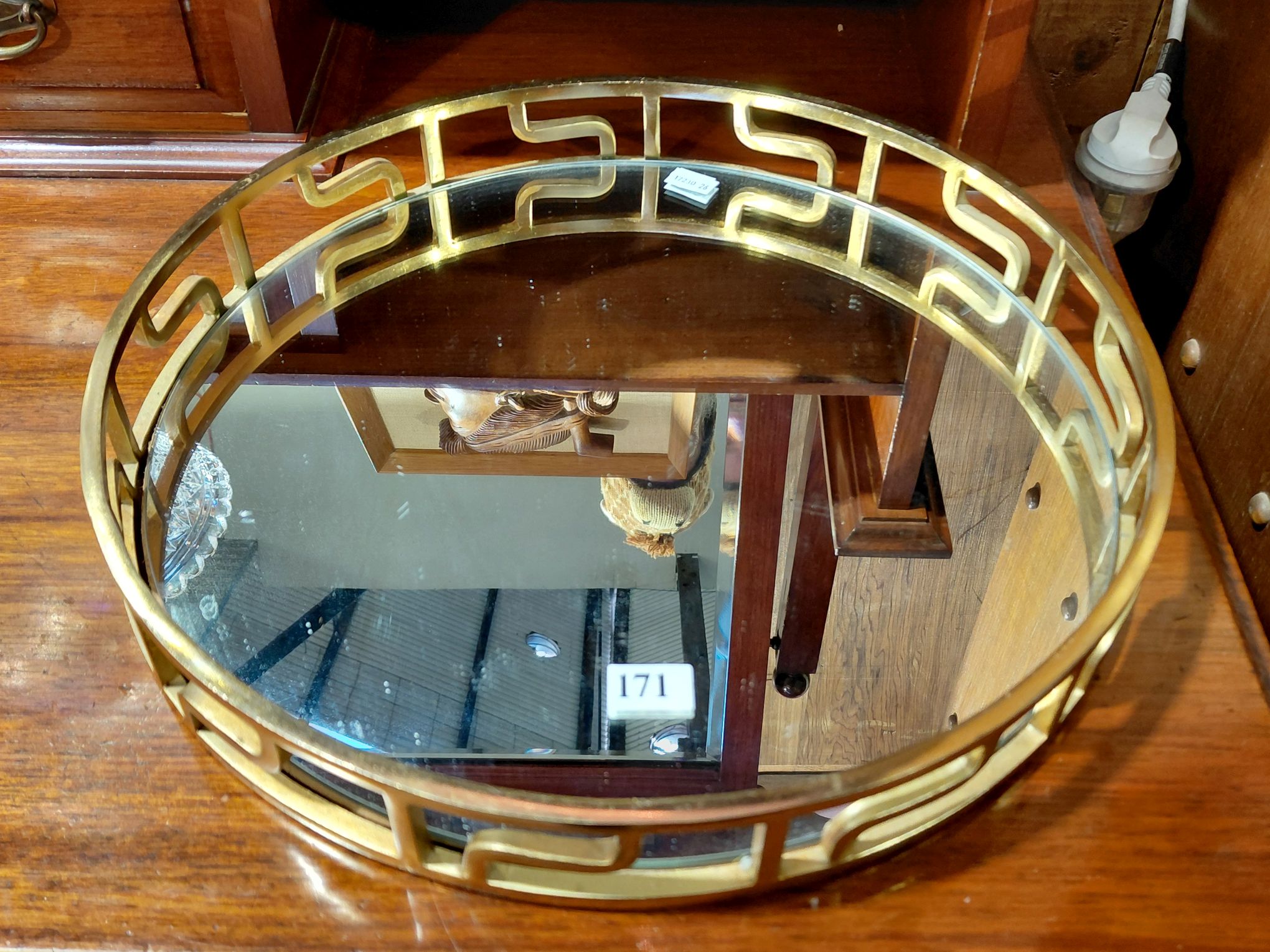 Modern Mirrored Serving Tray