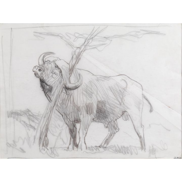 Bob Kuhn (1920-2007), Potential Painting, Buffalo