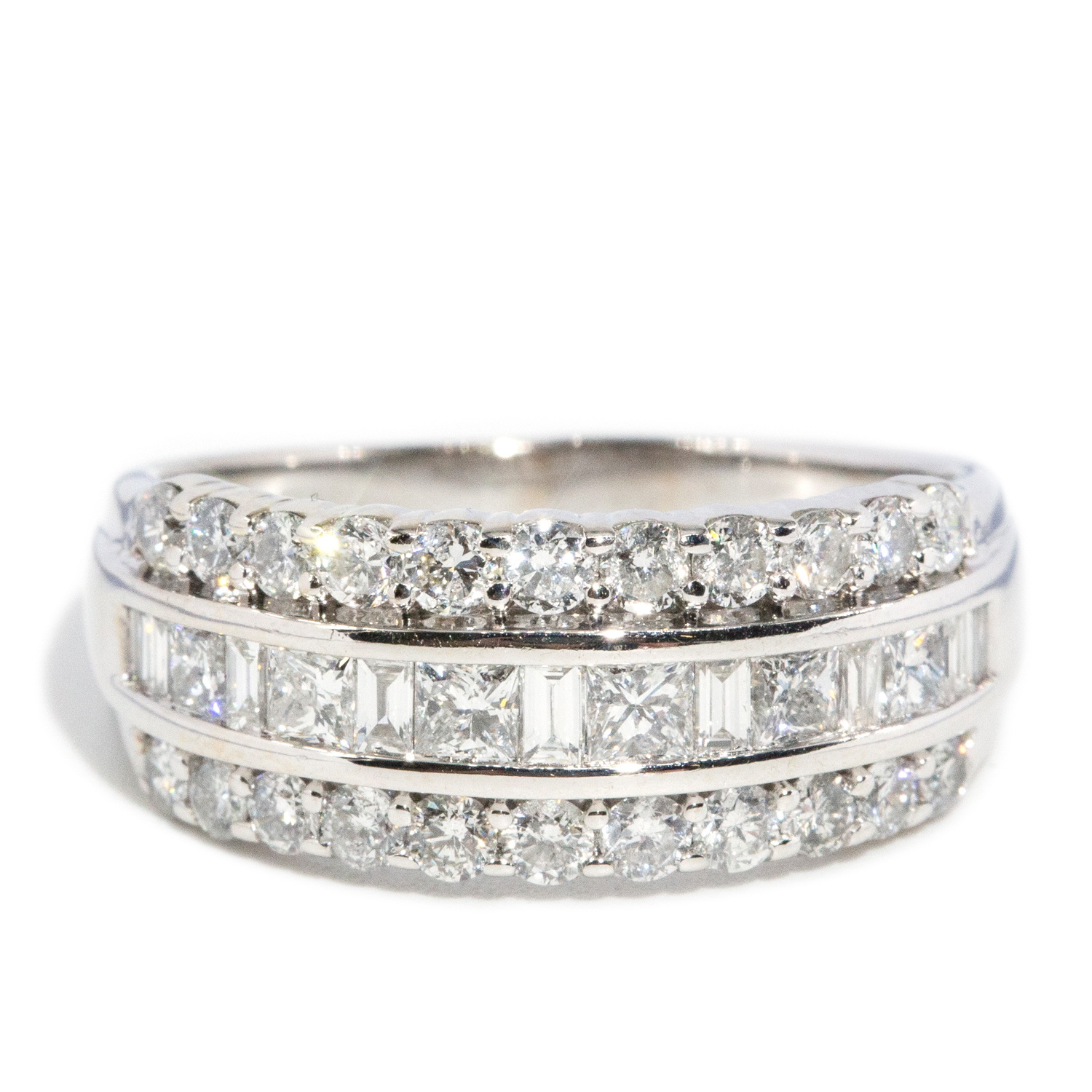 1.50ct Mixed-Cut Diamond Statement Ring in 18ct Gold
