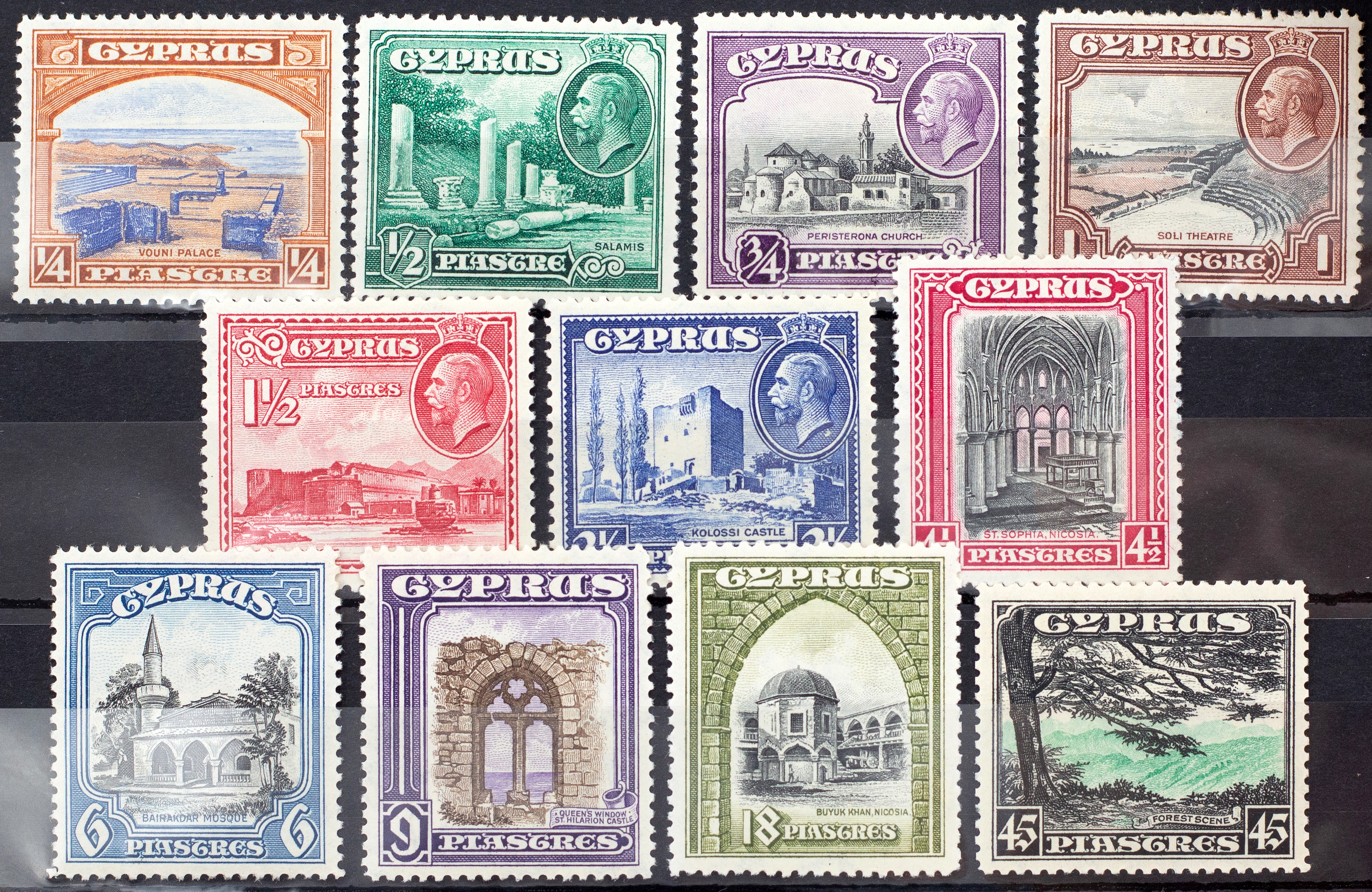 Cyprus, George V, 1934, Good