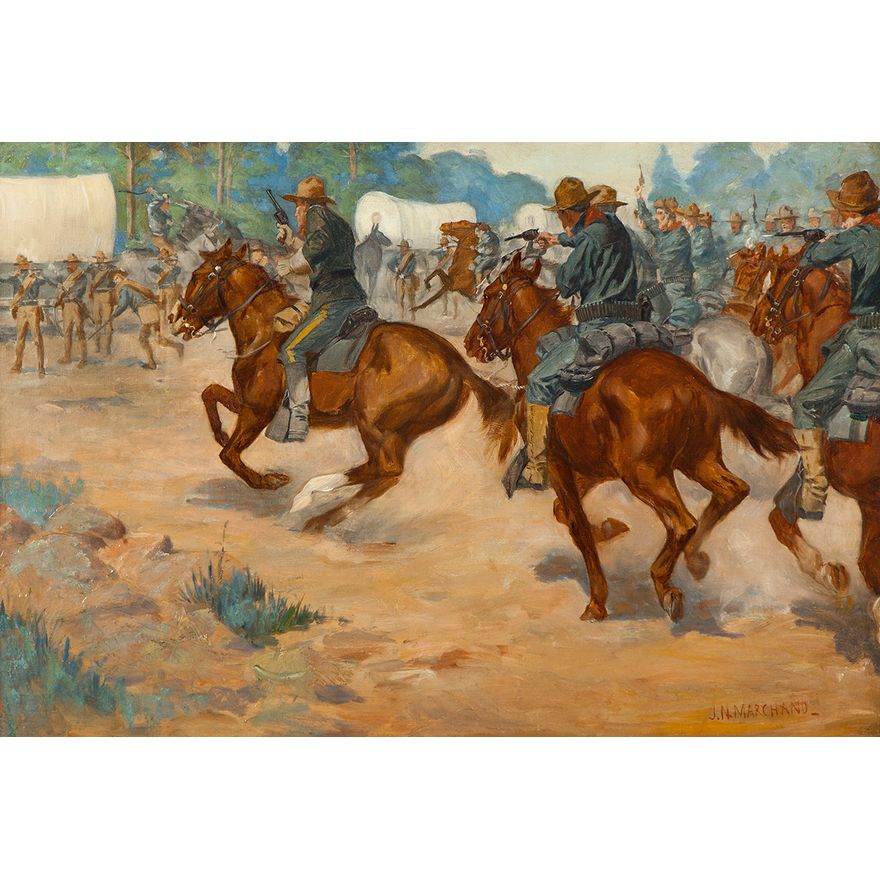 John Marchand (1875-1921), Cavalry Charge