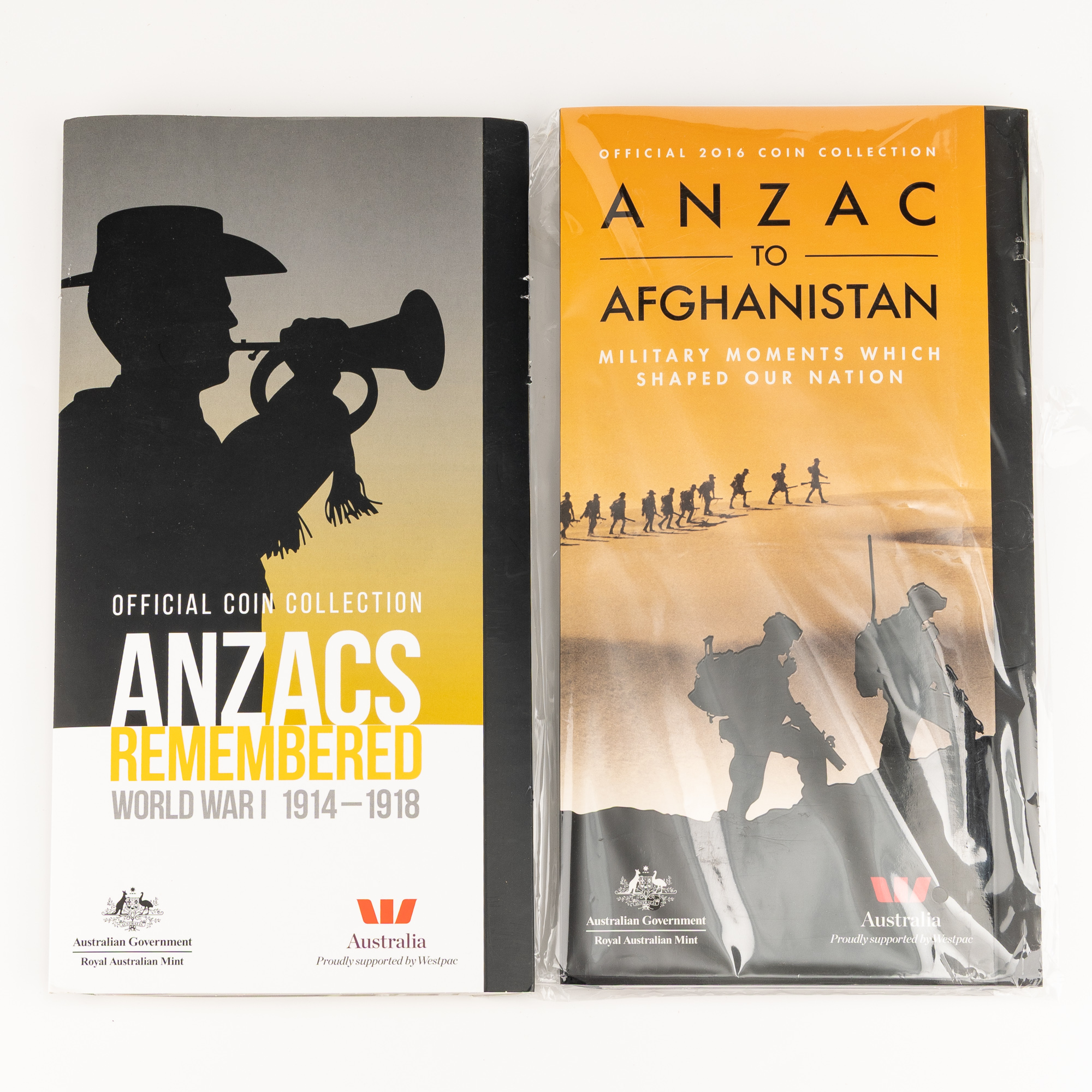 Elizabeth II, ANZACS Remembered & ANZAC to Afghanistan, Twenty Cents - Twenty Five Cents, 2015 - 2016, UNC