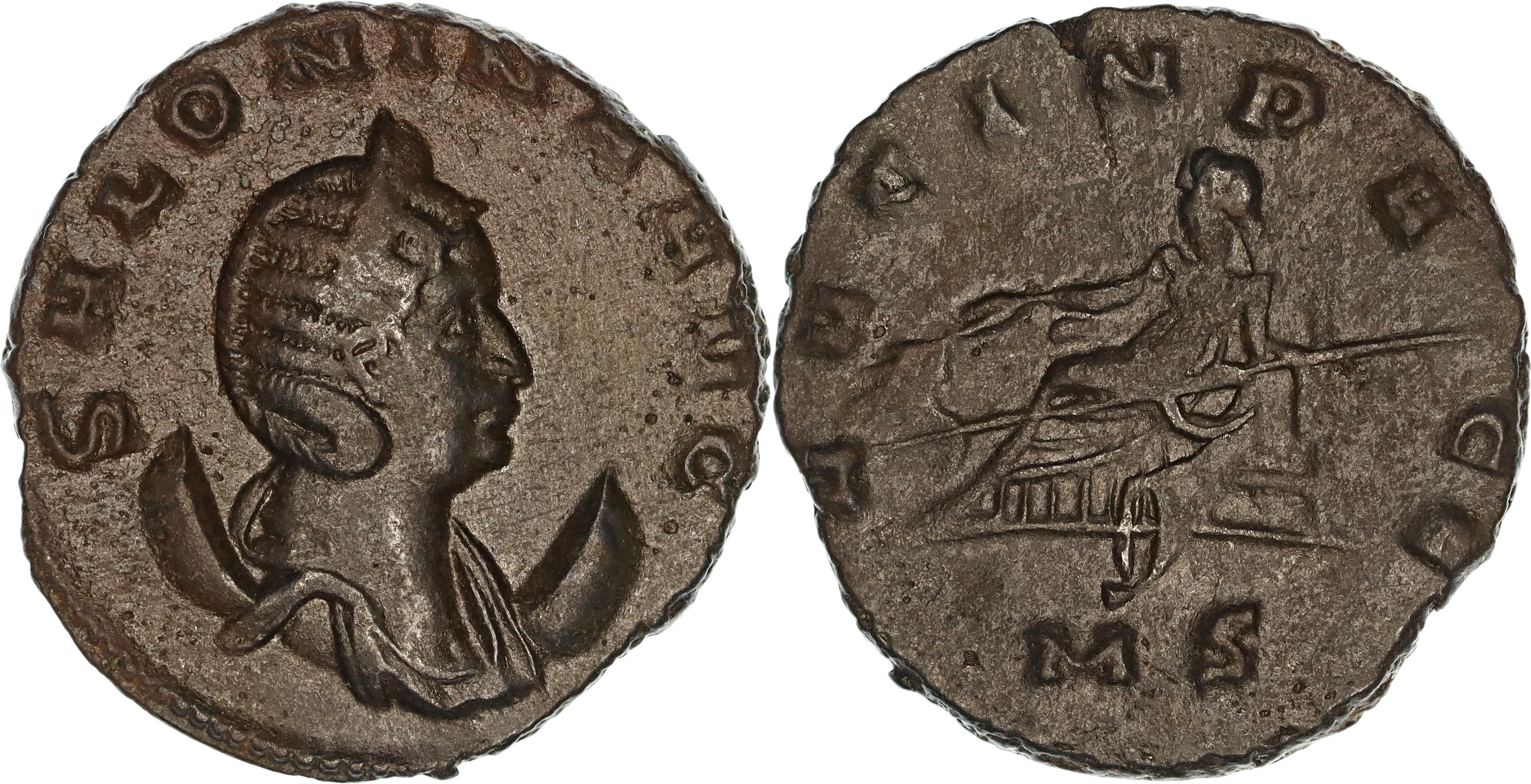 Roman Empire, Salonina, Æ Antoninianus, 260-268 AD, VF-gVF