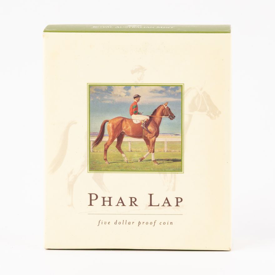 Elizabeth II, RAM - Phar Lap, Five Dollars, 2000,  FDC