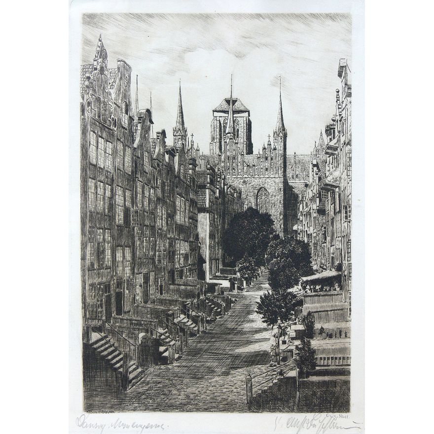 Artysta nieokreślony | Ulica Mariacka w Gdańsku