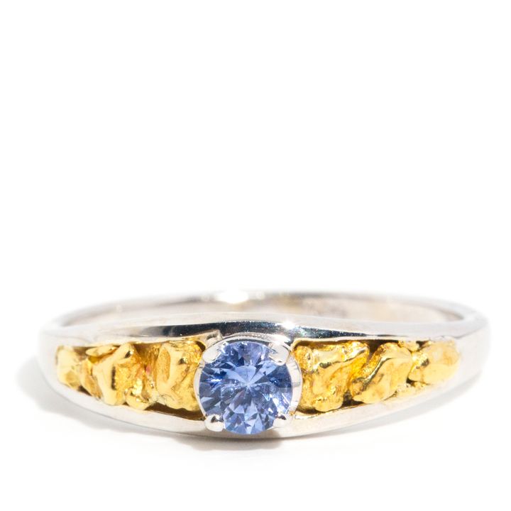 Vintage Ceylon Sapphire Ring,
