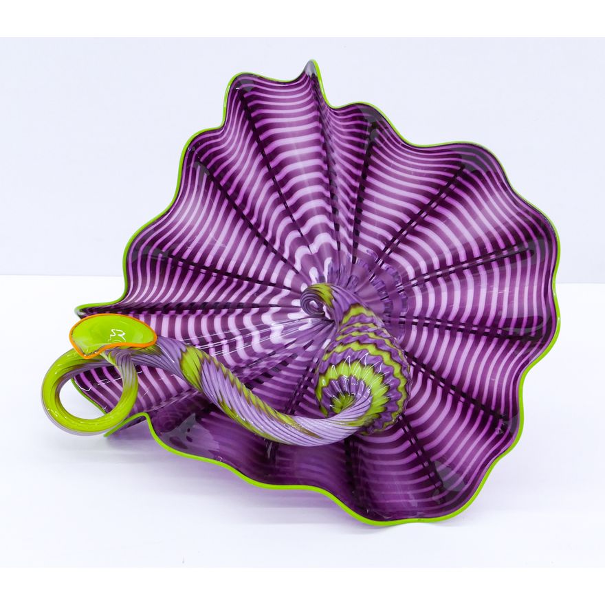 Dale Chihuly ''Amethyst Persian Pair'' 2005 Glass