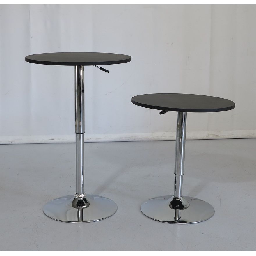 PAIR OF TELESCOPIC COCKTAIL TABLES