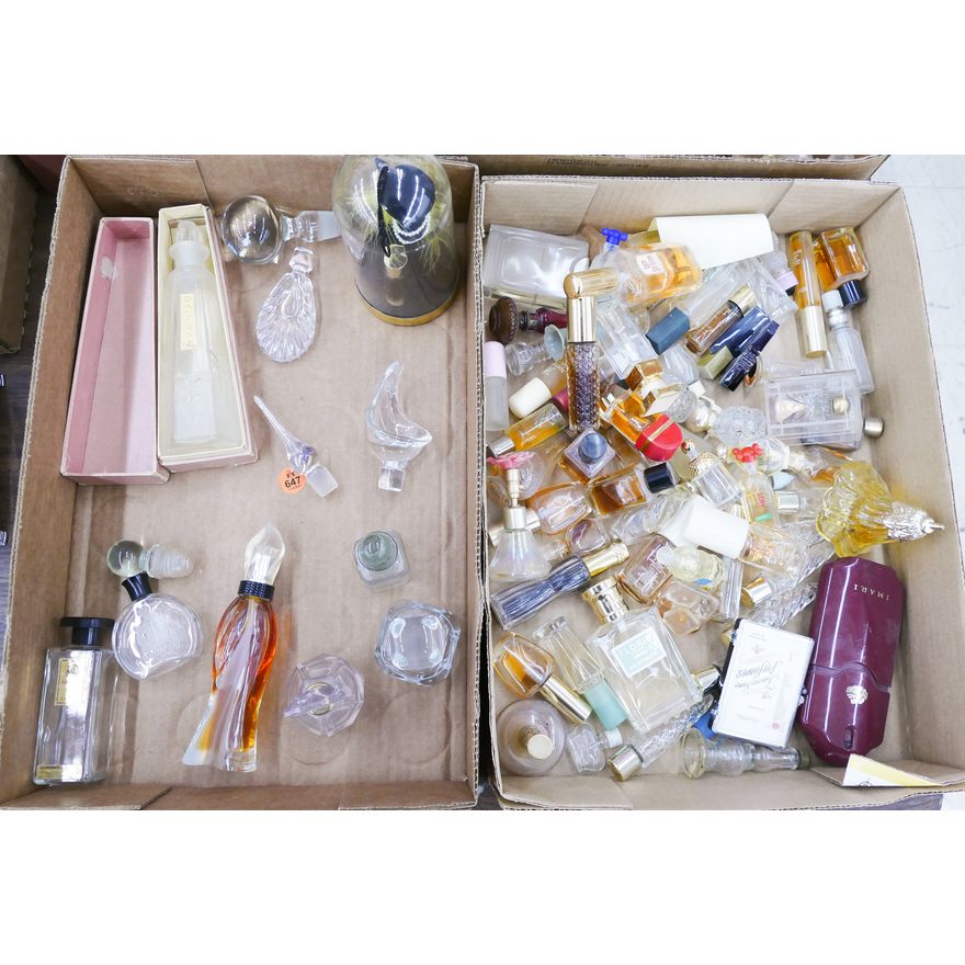 3 Boxes Old Perfume Bottle Collection