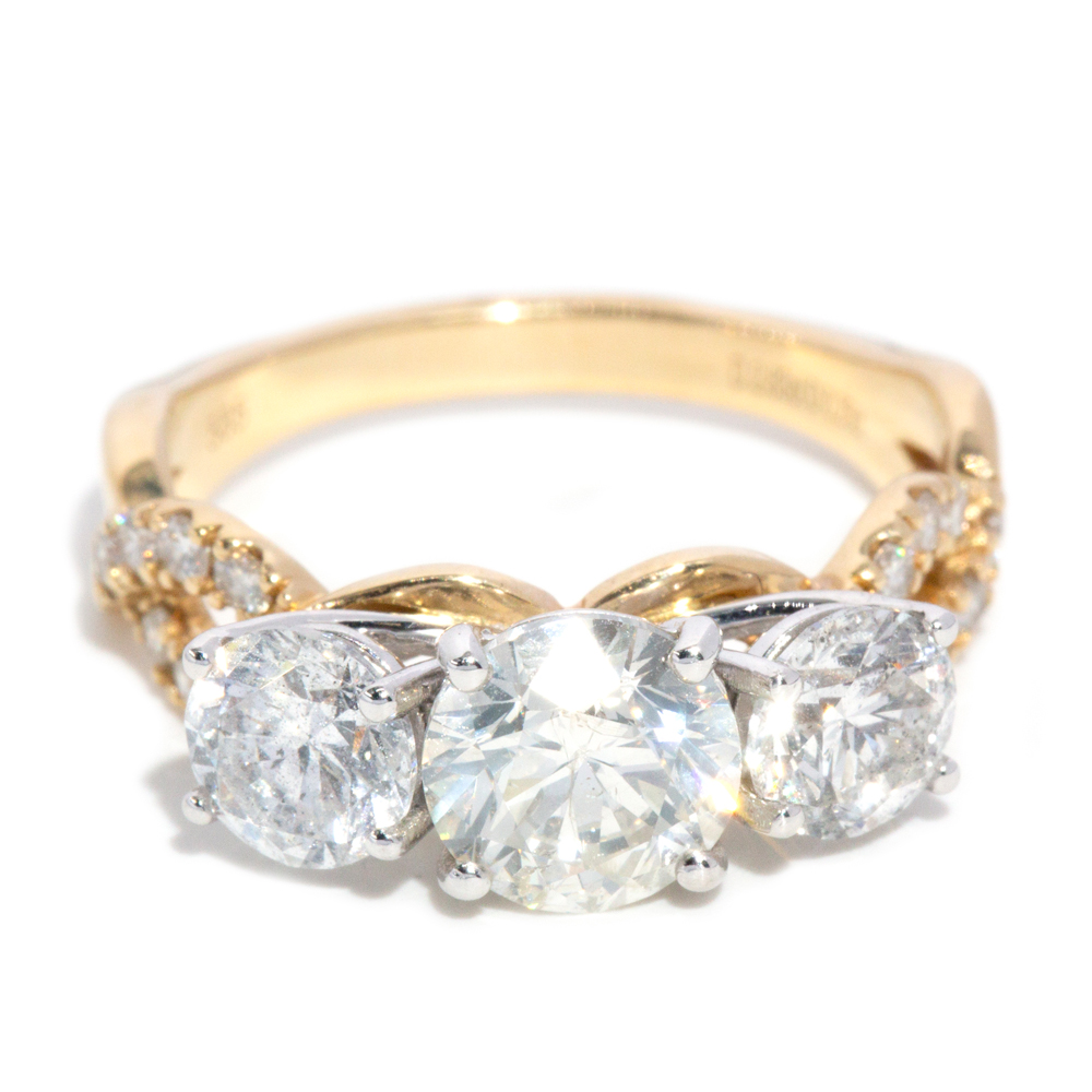 181 · 3.08 Carat Diamond 14ct Gold Ring