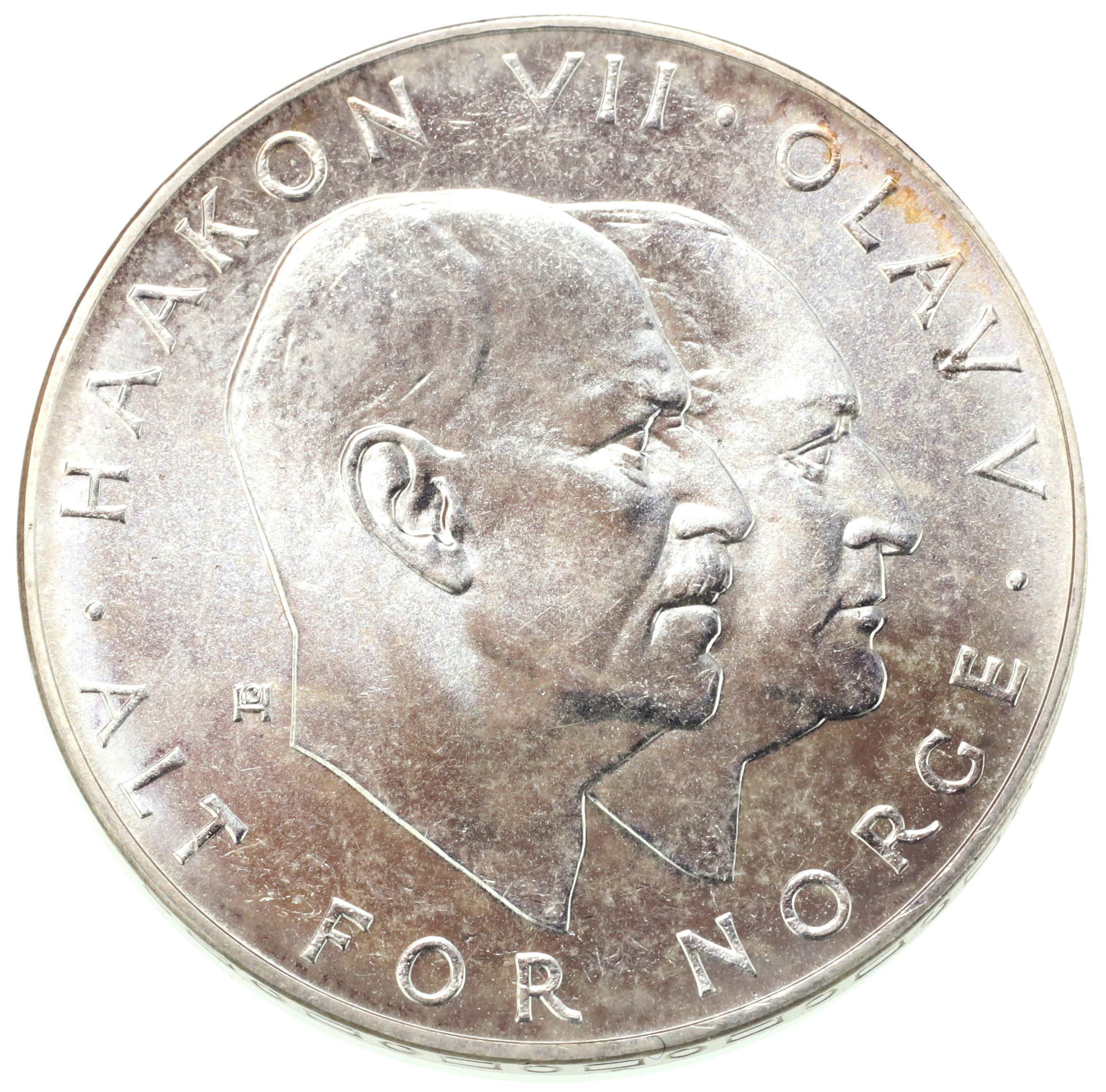 ノルウェー 1970年 25クローネ銀貨 解放２５周年記念 | Luna Auc