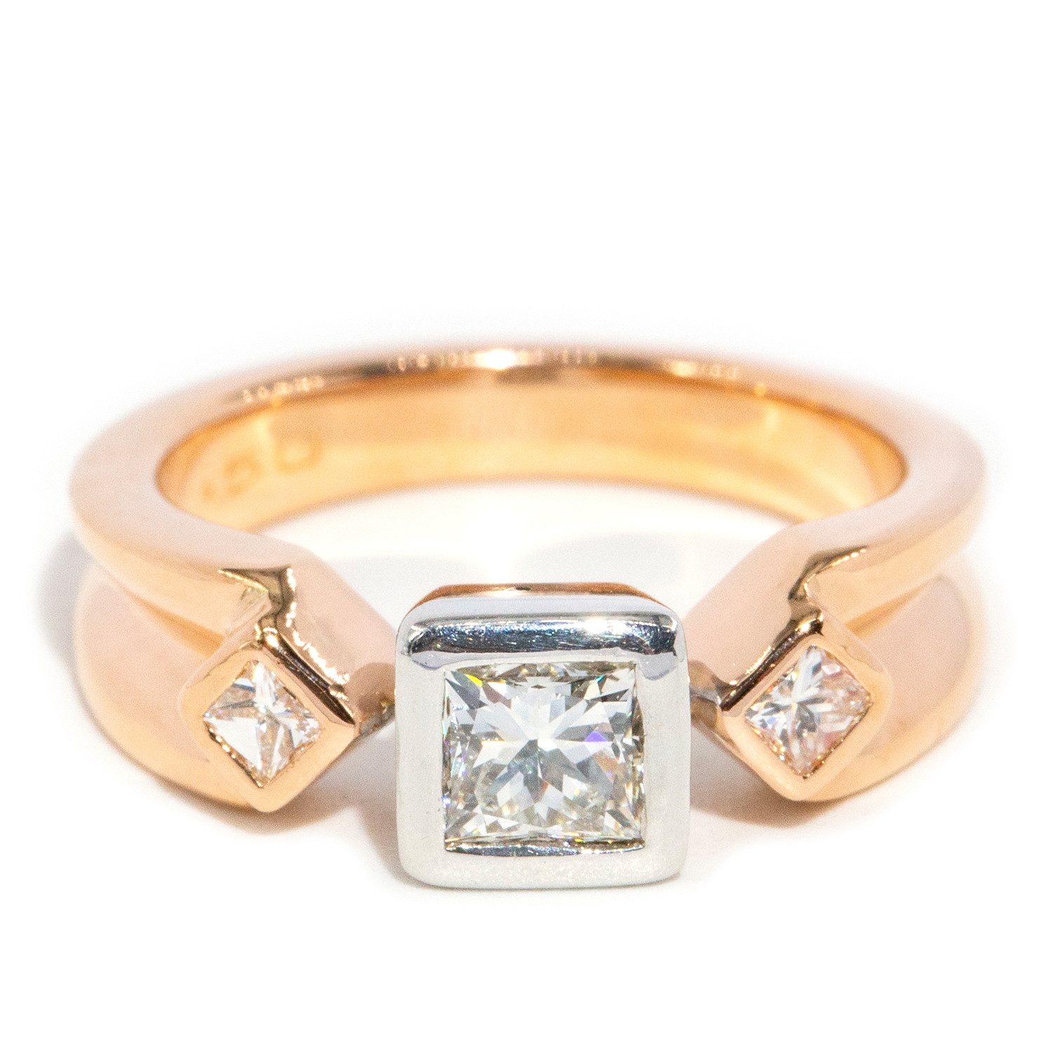 0.70 Carat Diamond Ring in 18ct Rose Gold