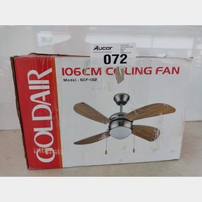 GOLDAIR - 4-BLADE CEILING FAN 106CM - CREAM - GCF-132