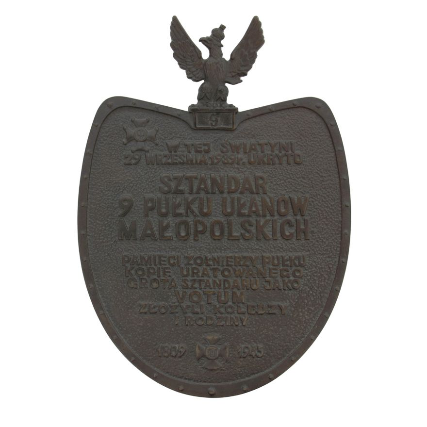 Miniatura tablicy pamiątkowej, po 1979 r.
