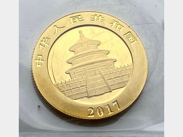 2017 CHINESE PANDA 100 YUAN (.999) FINE GOLD