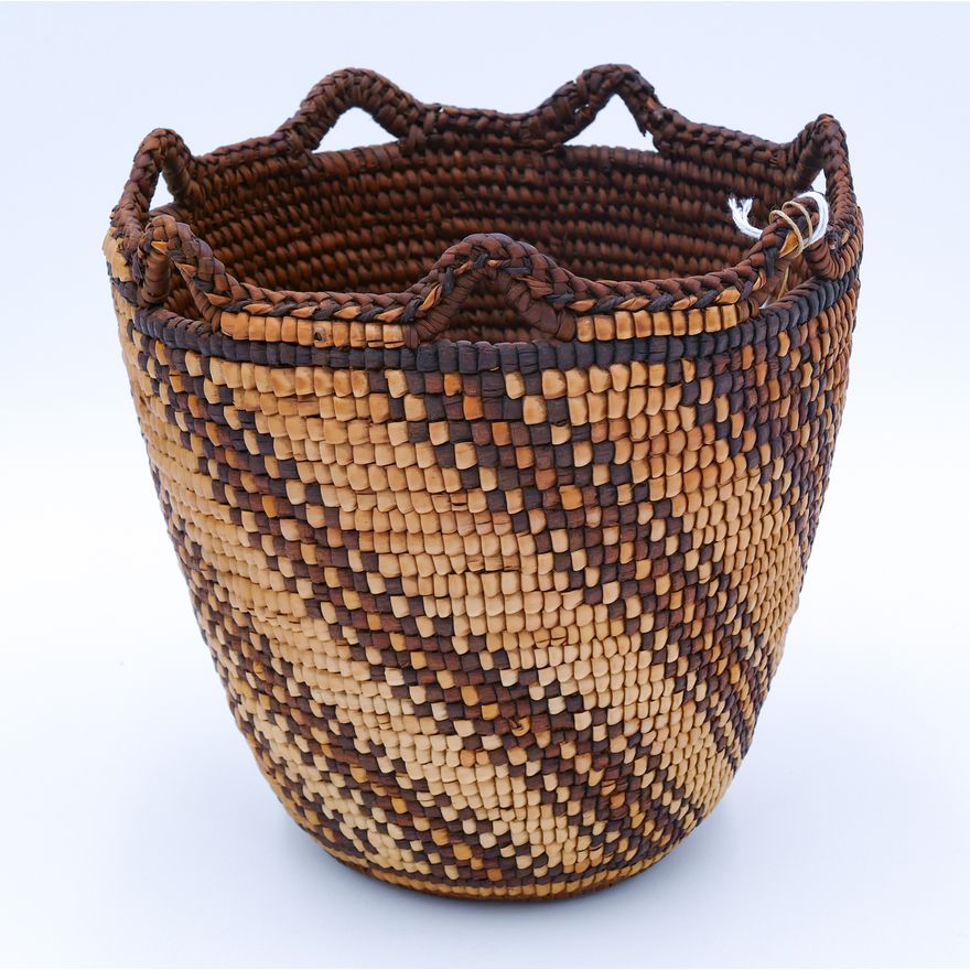 Antique Klickitat Huckleberry Indian Basket