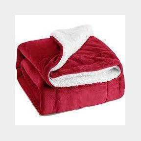 The Ultimate Sherpe Throw Blanket - Red | SJ 51673/1340 B1 (S5)