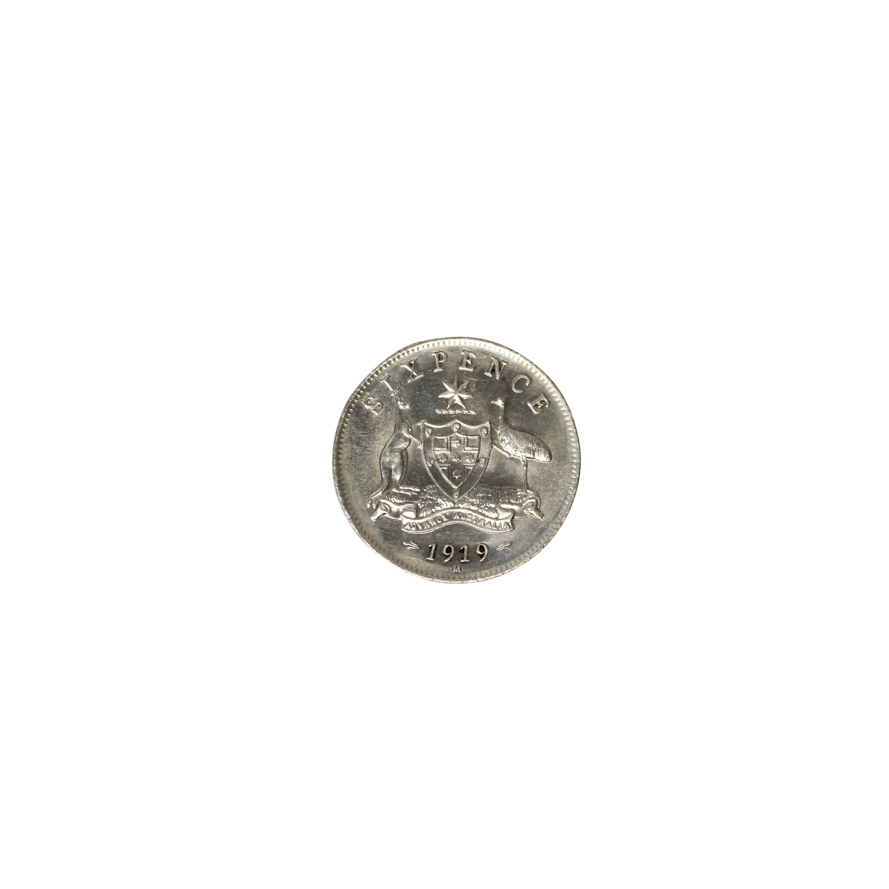980. · George V, Sixpence, 1919-M, CHU